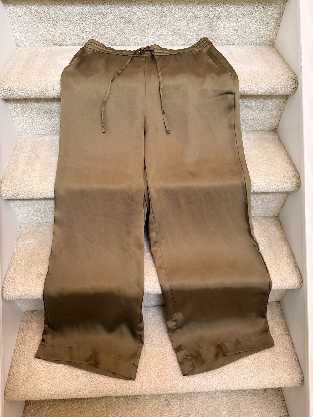 DKNY Women’s Olive Green Drawstring Joggers